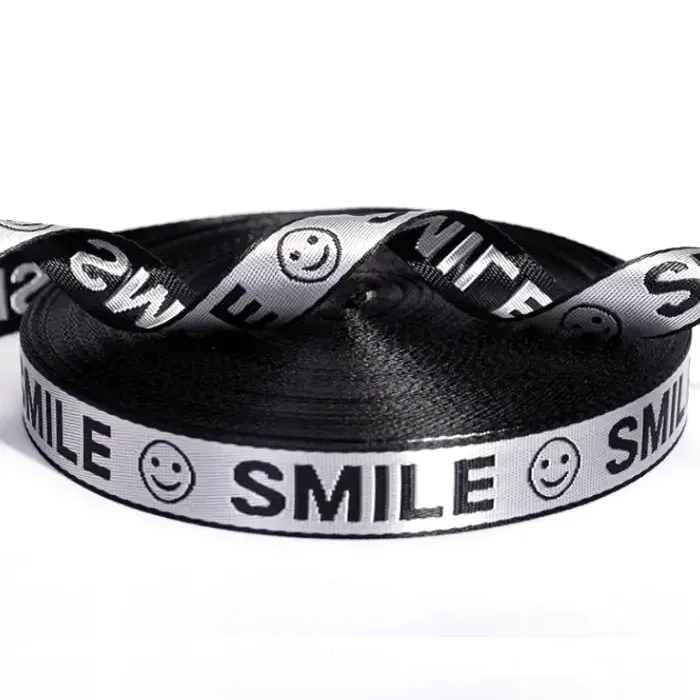 자카드 직물 리본