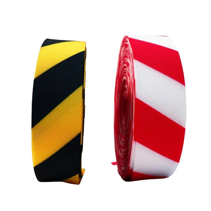 2색 경고 테이프